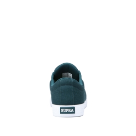 Supra STACKS II VULC Lave Sneakers Dame Grønn/Hvite | NO-57205